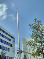 Windmessmast in der HafenCity