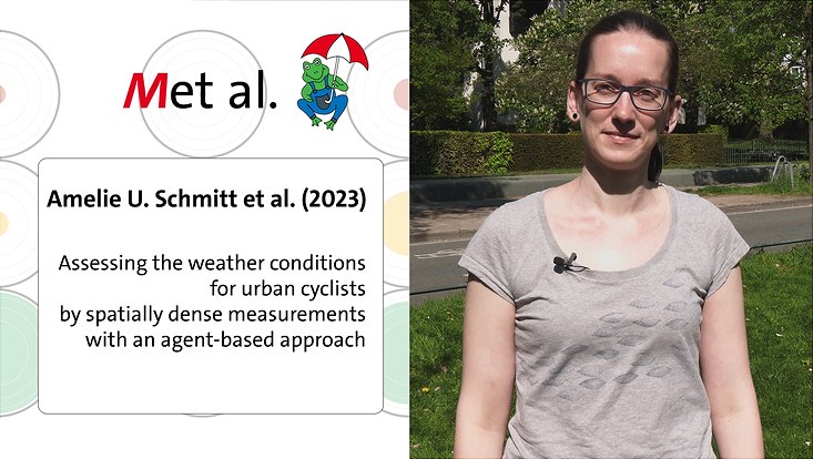 Titelbild des Videos mit Amelie Schmitt zum Fahrradwetter